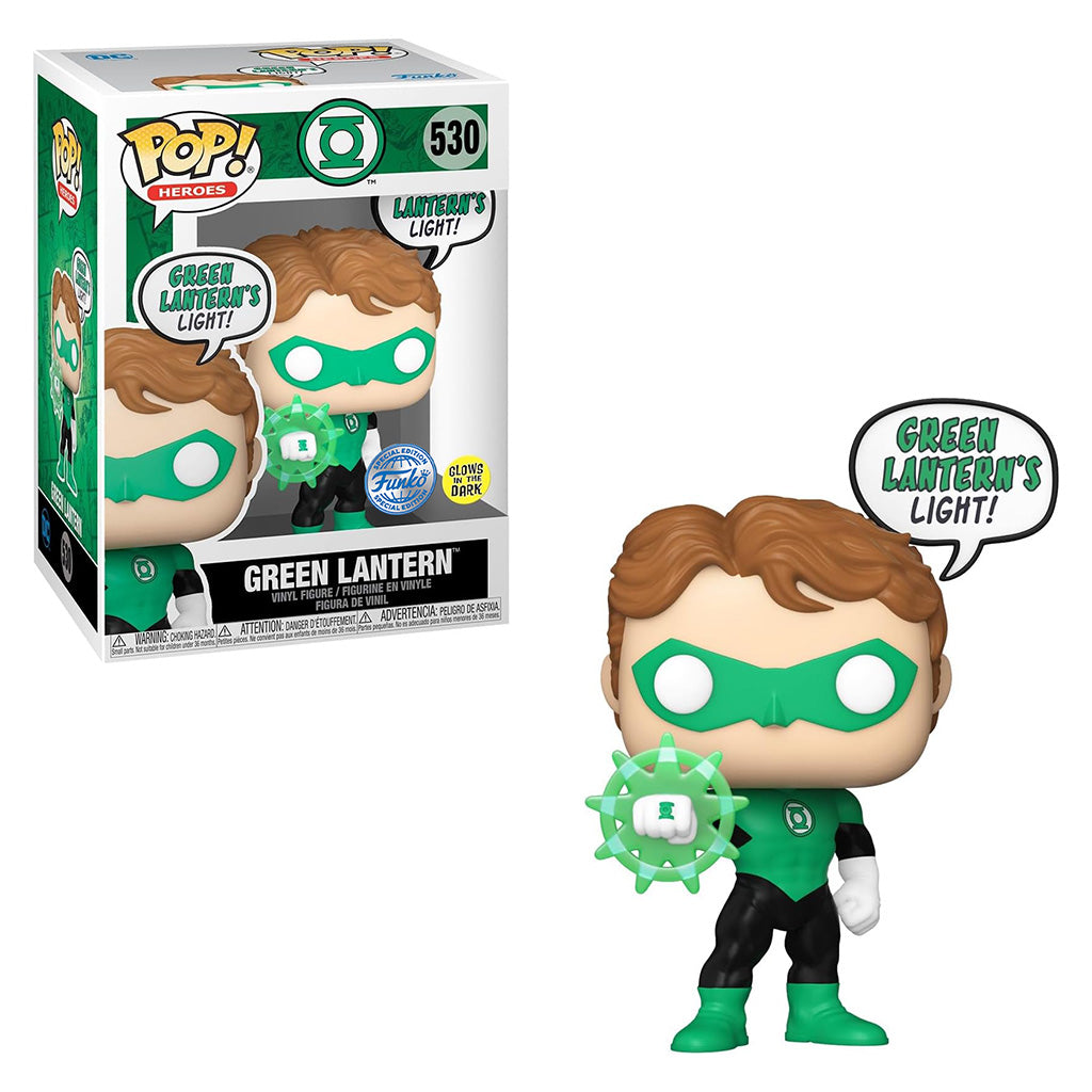 FUNKO POP HEROES DC COMICS - GREEN LANTERN 530 (GLOWS IN THE DARK)