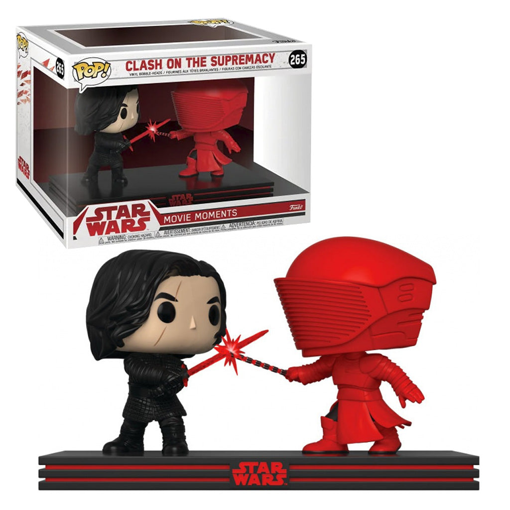 FUNKO POP STAR WARS - MOMENTS THE LAST JEDI KYLO REN &AMP; PRAETORIAN 2PACK