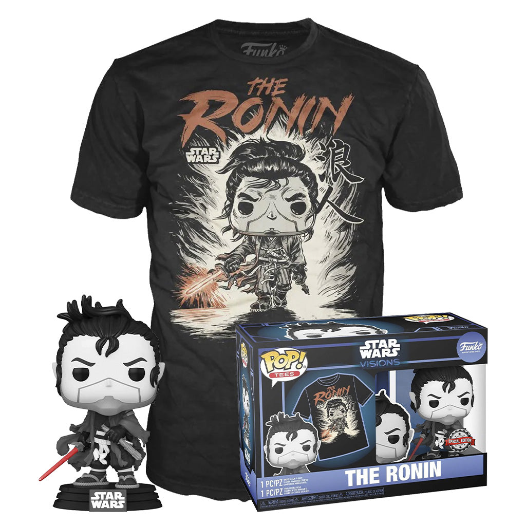 FUNKO POP TEES STAR WARS: VISIONS BUNDLE FUNKO + CAMISETA RONIN - M (63754)