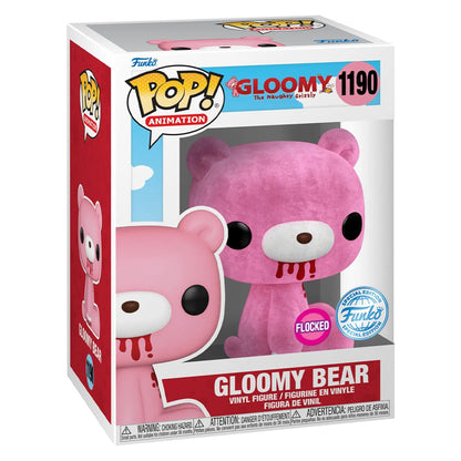 FUNKO POP GLOOMY THE NAUGHTY GRIZZLY GLOOMY BEAR FLOCKED *EX* 1190