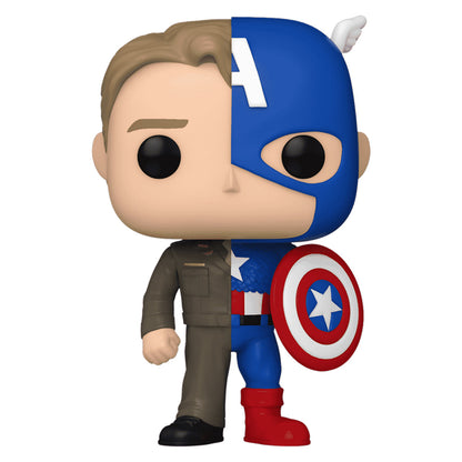FUNKO POP MARVEL SPLIT STEVE ROGERS/CAPTAIN AMERICA 1431