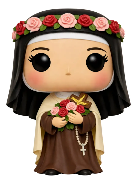Santa Teresinha Personalizado em 3D Estilo Pop
