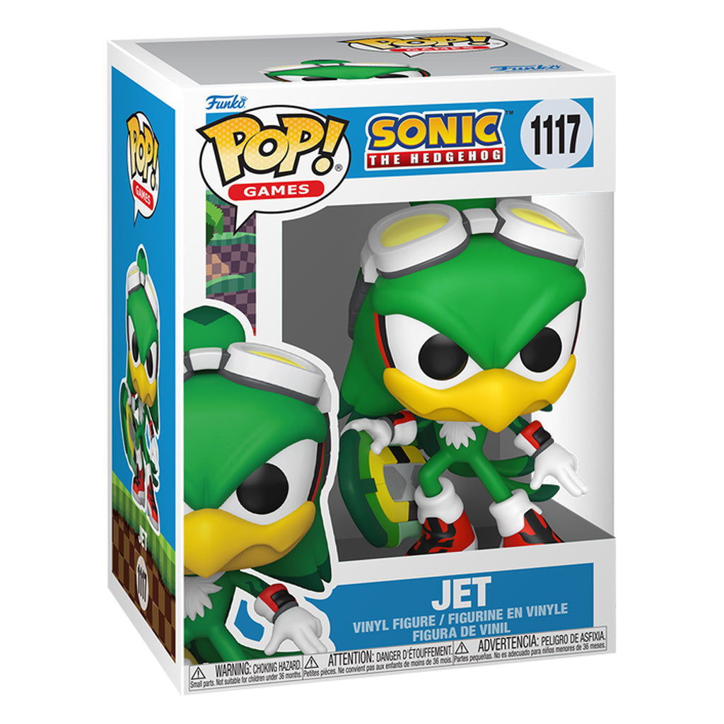 FUNKO POP SONIC JET THE HAWK W/BOARD 1117