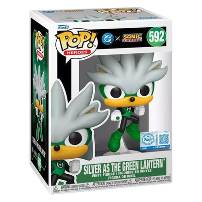 FUNKO POP SONIC SILVER AS THE GREEN LANTERN *EX* 592
