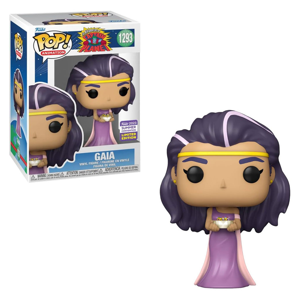 FUNKO POP TV CAPTAIN PLANET GAIA *SDCC 2023* 1293