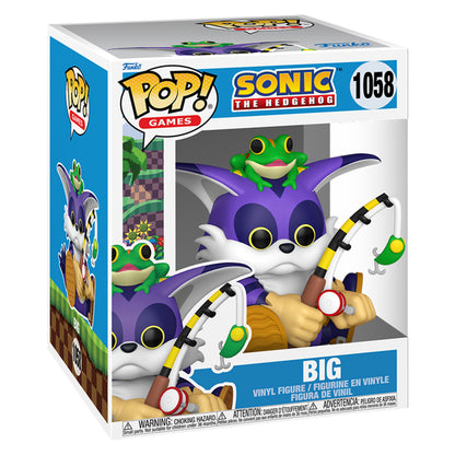 FUNKO POP SONIC *SIZED* BIG THE CAT W/FROGGY 1058