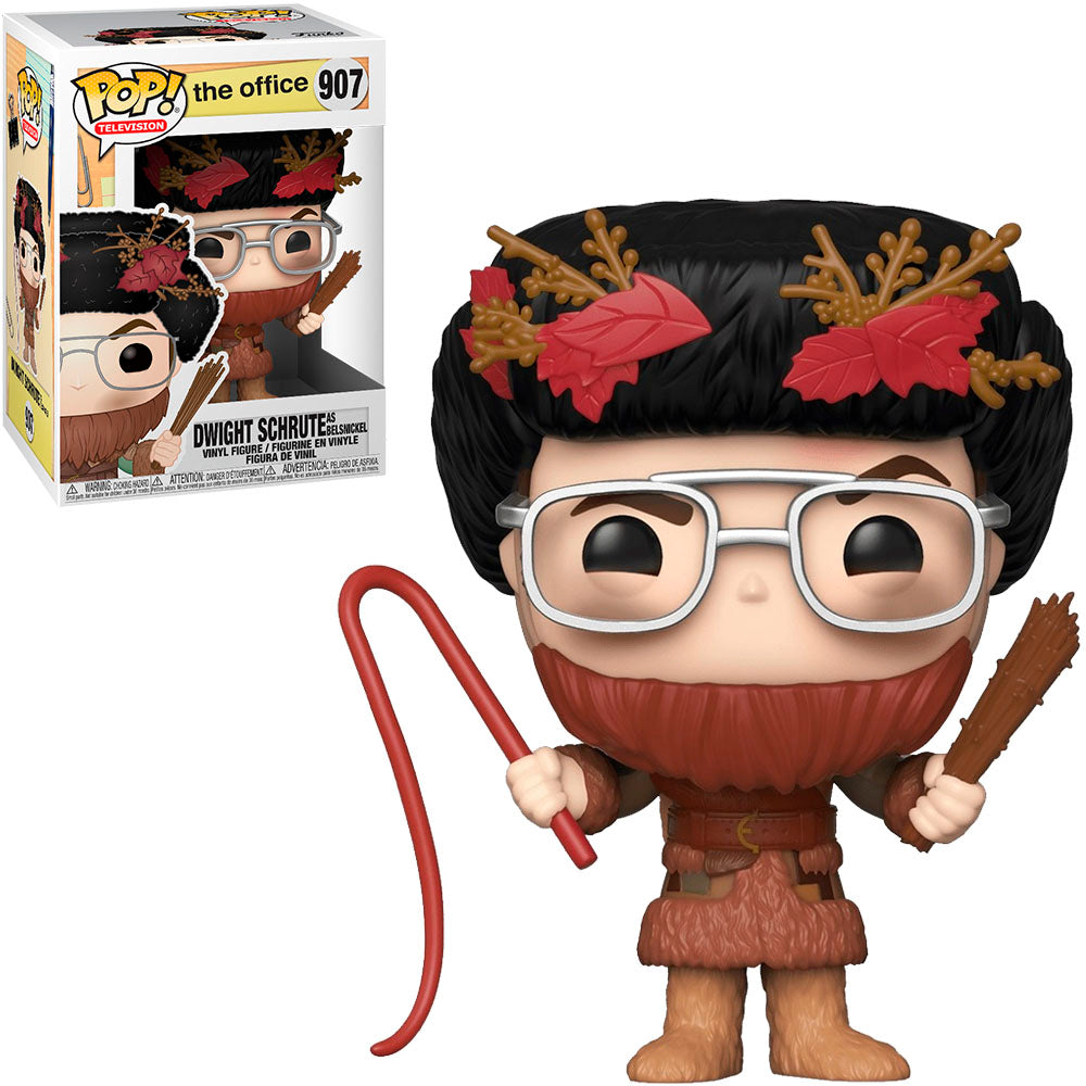 FUNKO POP THE OFFICE DWIGHT SCHRUTE W/AS BELSNICKEL  907