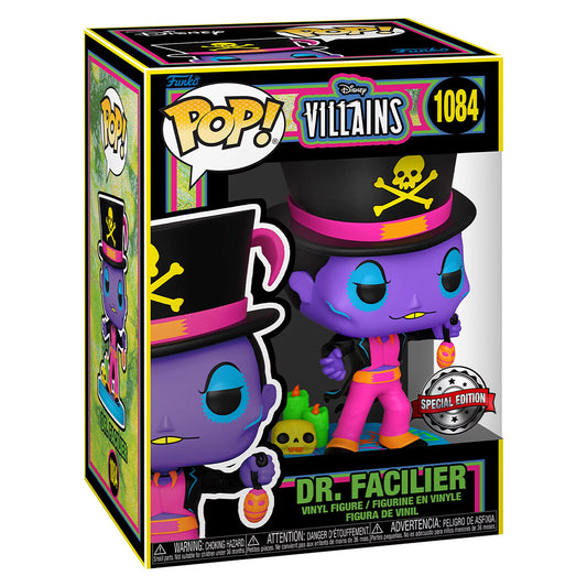 FUNKO POP DISNEY VILLAINS BLACK LIGHT - DR.FACILIER 1084