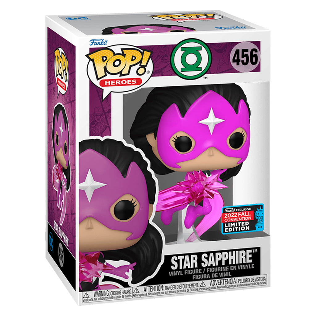 FUNKO POP HEROES DC GREEN LANTERN NY FALL CONVENTION 2022 - STAR SAPPHIRE 456