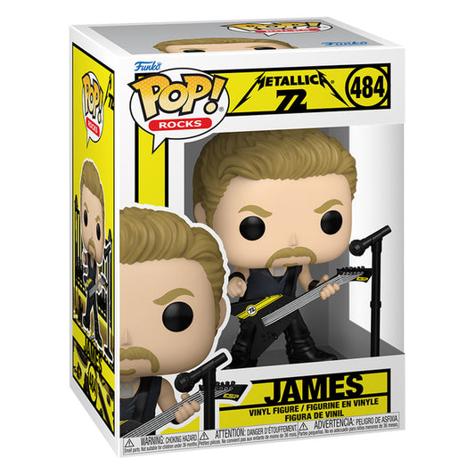 FUNKO POP ROCKS METALLICA '72 - JAMES 484