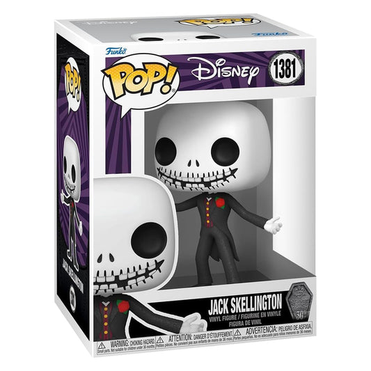 FUNKO POP DISNEY THE NIGHT BEFORE CHRISTMAS 30TH ANNIVERSARY - JACK SKELLINGTON IN FORMAL SUIT 1381