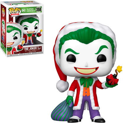 FUNKO POP HEROES HOLIDAY THE JOKER 358