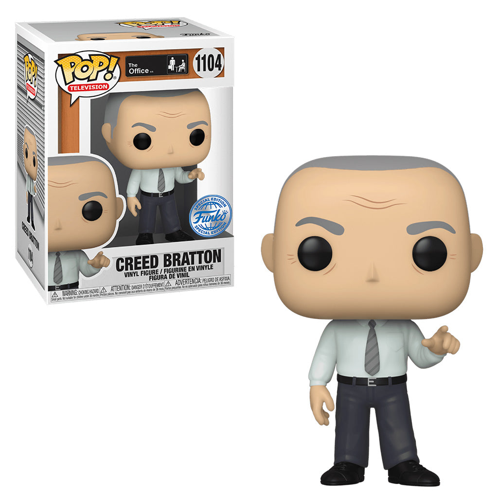 FUNKO POP THE OFFICE CREED BRATTON *EX* 1104