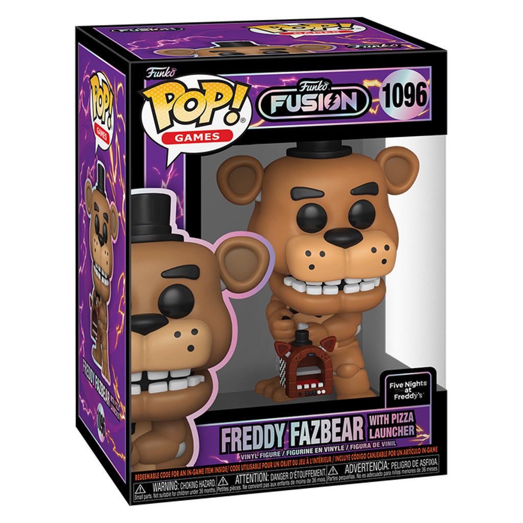 FUNKO POP GAMES FUNKO FUSION: FIVE NIGHTS AT FREDDY'S FREDDY FAZBEAR WITH PIZZA LAUNCHER 1096