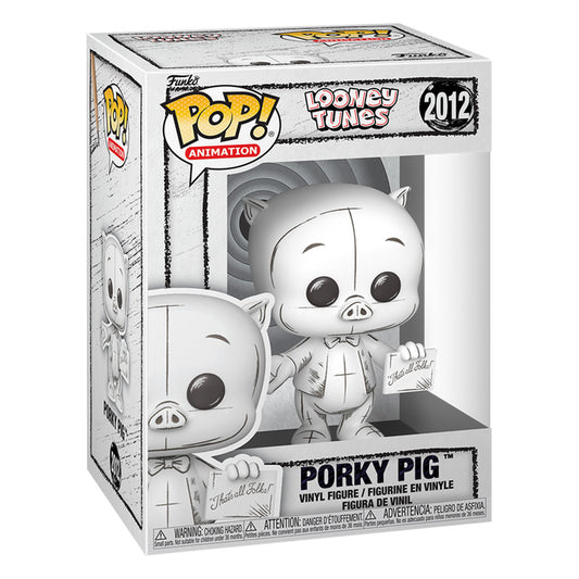 FUNKO POP ANIMATION LOONEY TUNES - PORKY PIG 2012 (SKETCHED)
