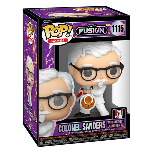 FUNKO POP GAMES FUNKO FUSION KFC - COLONEL SANDERS WITH NUGGET LAUNCHER 1115