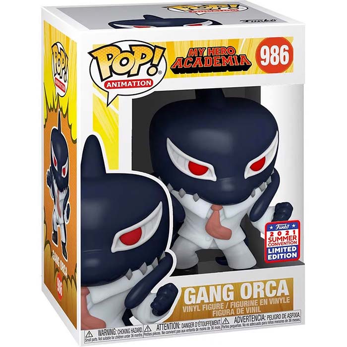 FUNKO POP MY HERO ACADEMIA GANG ORCA *SDCC 2021* 986