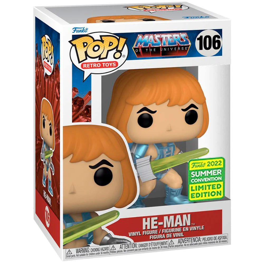 FUNKO POP TV MASTERS OF THE UNI.RETRO HE-MAN *SDCC 2022* 106