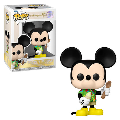 FUNKO POP DISNEY WALT DISNEY WORLD 50TH MICKEY MOUSE ALOHA 1307