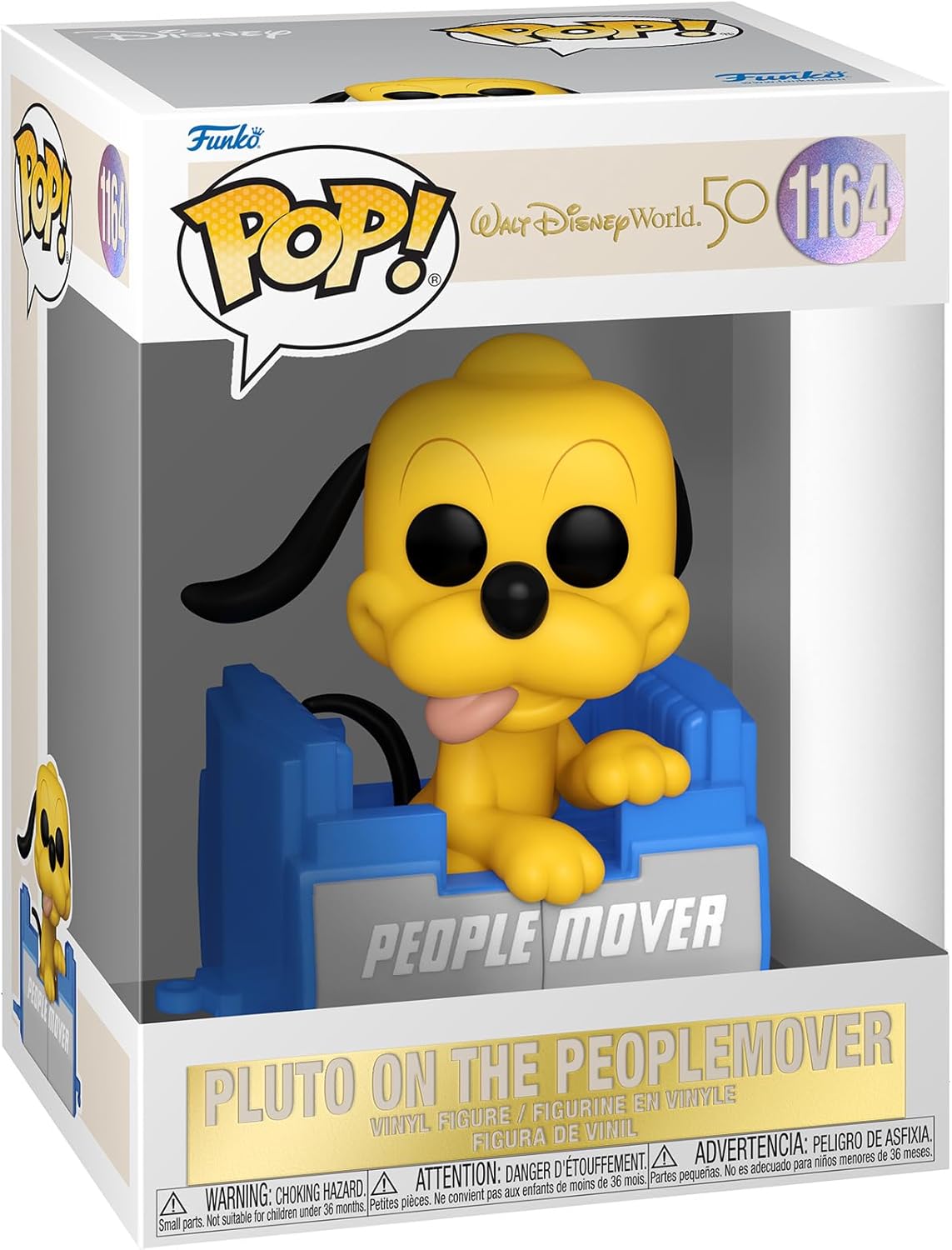 FUNKO POP DISNEY WALT DISNEY WORLD 50TH ANNIVERSARY - PLUTO ON THE PEOPLEMOVER 1164