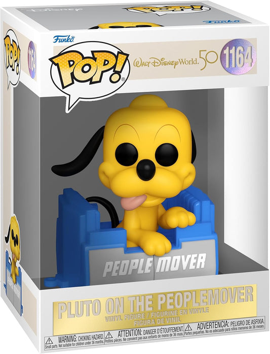 FUNKO POP DISNEY WALT DISNEY WORLD 50TH ANNIVERSARY - PLUTO ON THE PEOPLEMOVER 1164