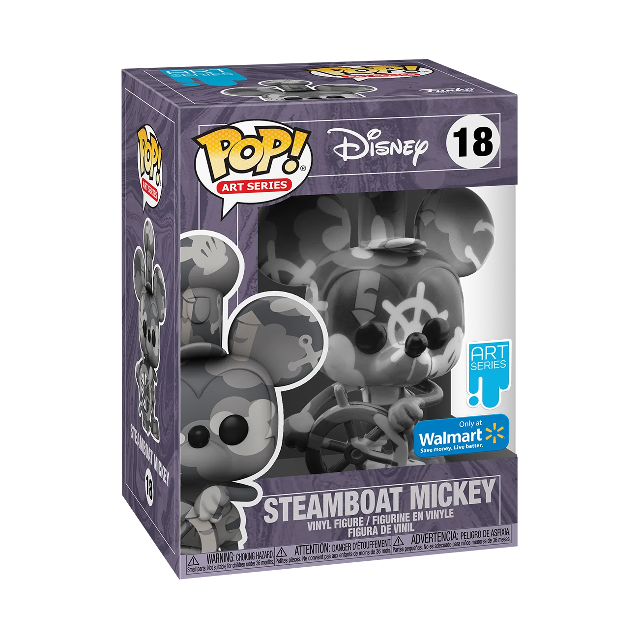 FUNKO POP DISNEY ARTIST MICKEY STEAMBOAT *EX* 18