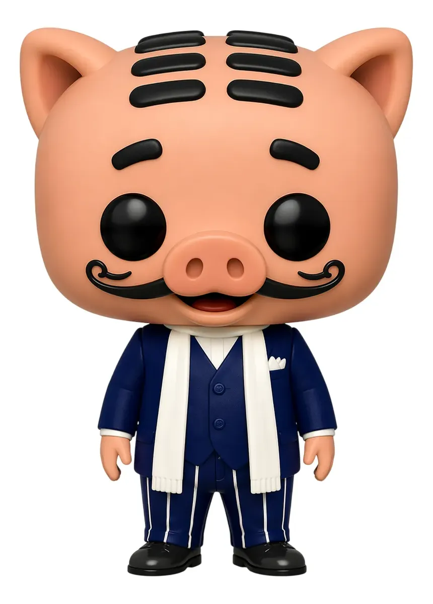Marquês de Rabicó Personalizado em 3D Estilo Pop