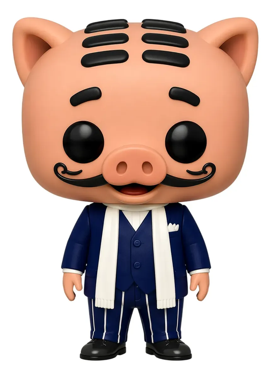 Marquês de Rabicó Personalizado em 3D Estilo Pop