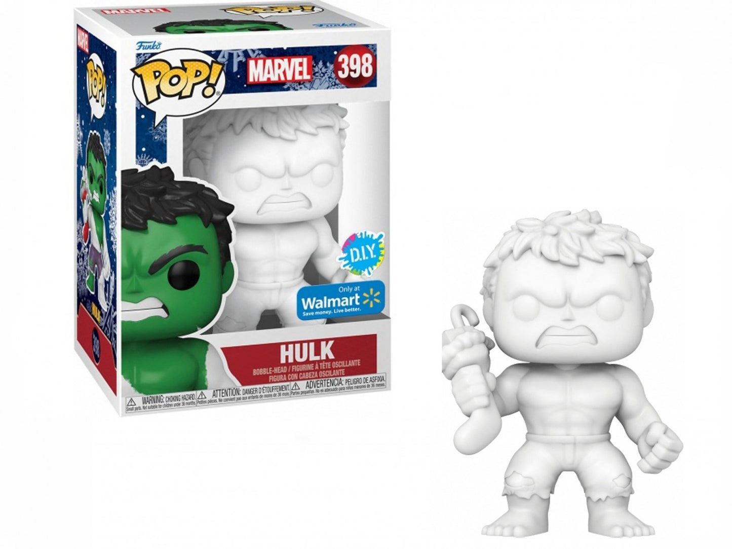 FUNKO POP MARVEL HOLIDAY D.I.Y - HULK 398