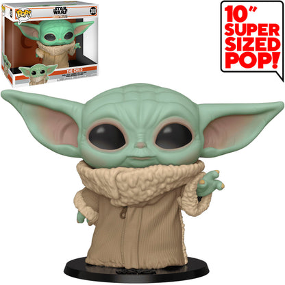 FUNKO POP STAR WARS THE MANDALORIAN - THE CHILD (BABY YODA) (10&QUOT; SUPER SIZED) 369