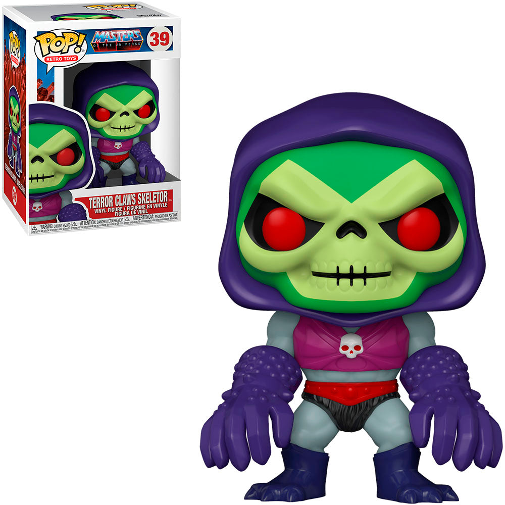 FUNKO POP TV MASTERS OF THE UNI.RETRO SKELETOR CLAWS TERROR 39