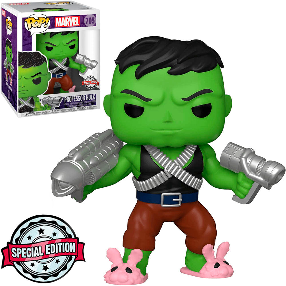 FUNKO POP MARVEL EXCLUSIVE - PROFESSOR HULK 705 (SUPER SIZED 6)