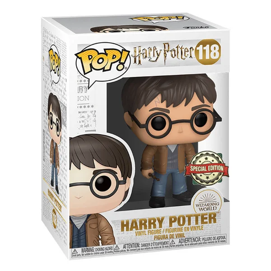 FUNKO POP HARRY POTTER EXCLUSIVE - HARRY POTTER WITH TWO WANDS 118