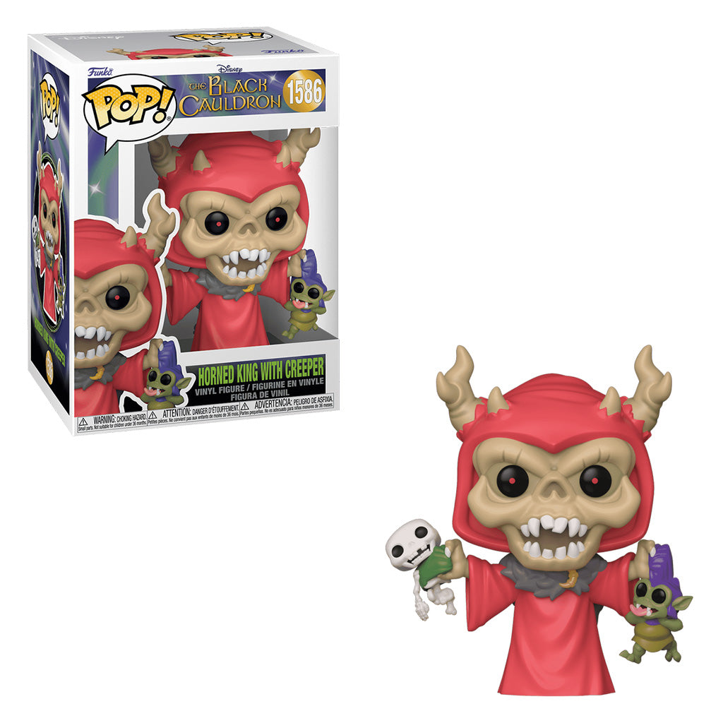 FUNKO POP DISNEY THE BLACK CAULDRON - HORNED KING WITH CREEPER 1586