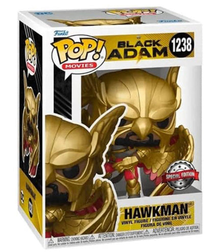 FUNKO POP MOVIES BLACK ADAM EXCLUSIVE - HAWKMAN 1238