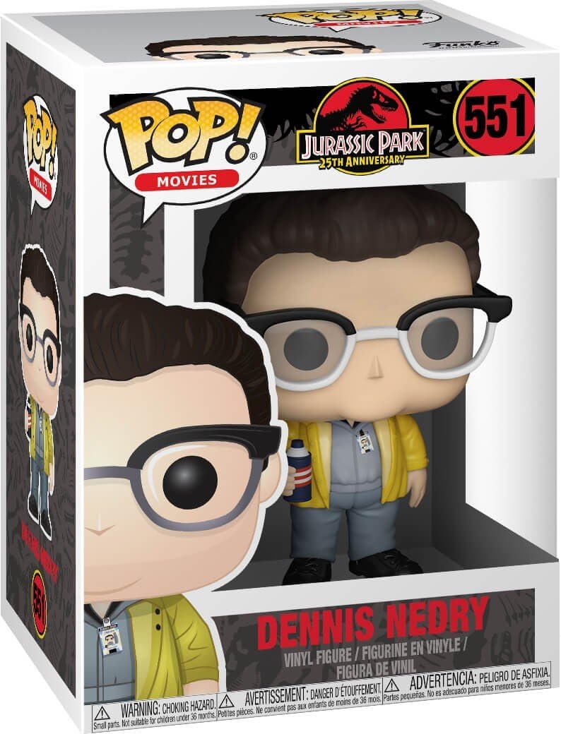 FUNKO POP MOVIES JURASSIC PARK - DENNIS NEDRY 551