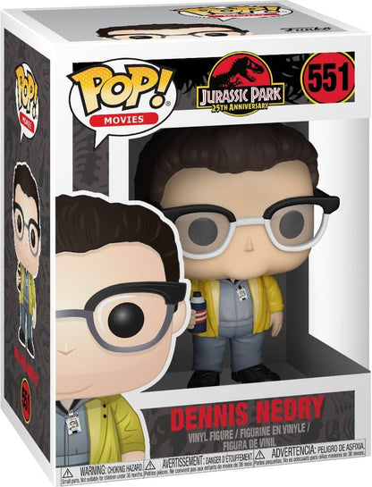 FUNKO POP MOVIES JURASSIC PARK - DENNIS NEDRY 551