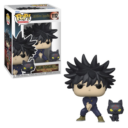 FUNKO POP JUJUTSU KAISEN MEGUMI FUSHIGURO WITH DIVINE DOG 1112