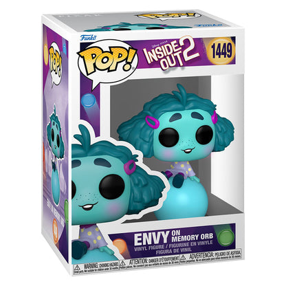 FUNKO POP DISNEY INSIDE OUT 2 - ENVY ON MEMORY ORB 1449