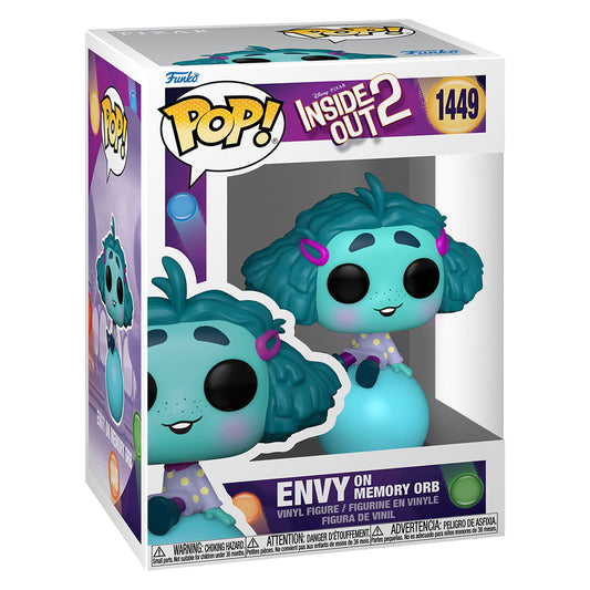 FUNKO POP DISNEY INSIDE OUT 2 - ENVY ON MEMORY ORB 1449