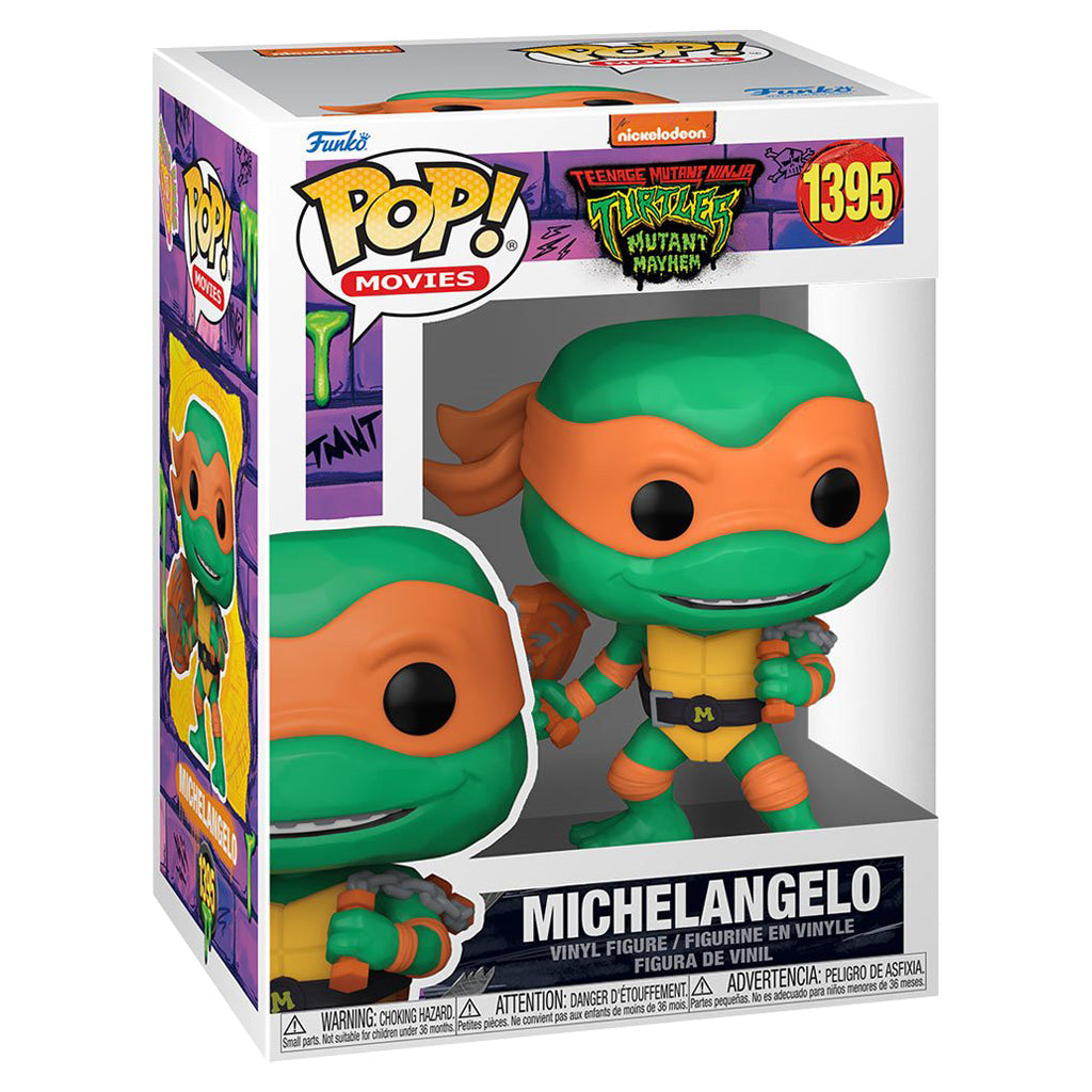FUNKO POP TURTLES NINJA MUTANT MAYHEM MICHELANGELO 1395