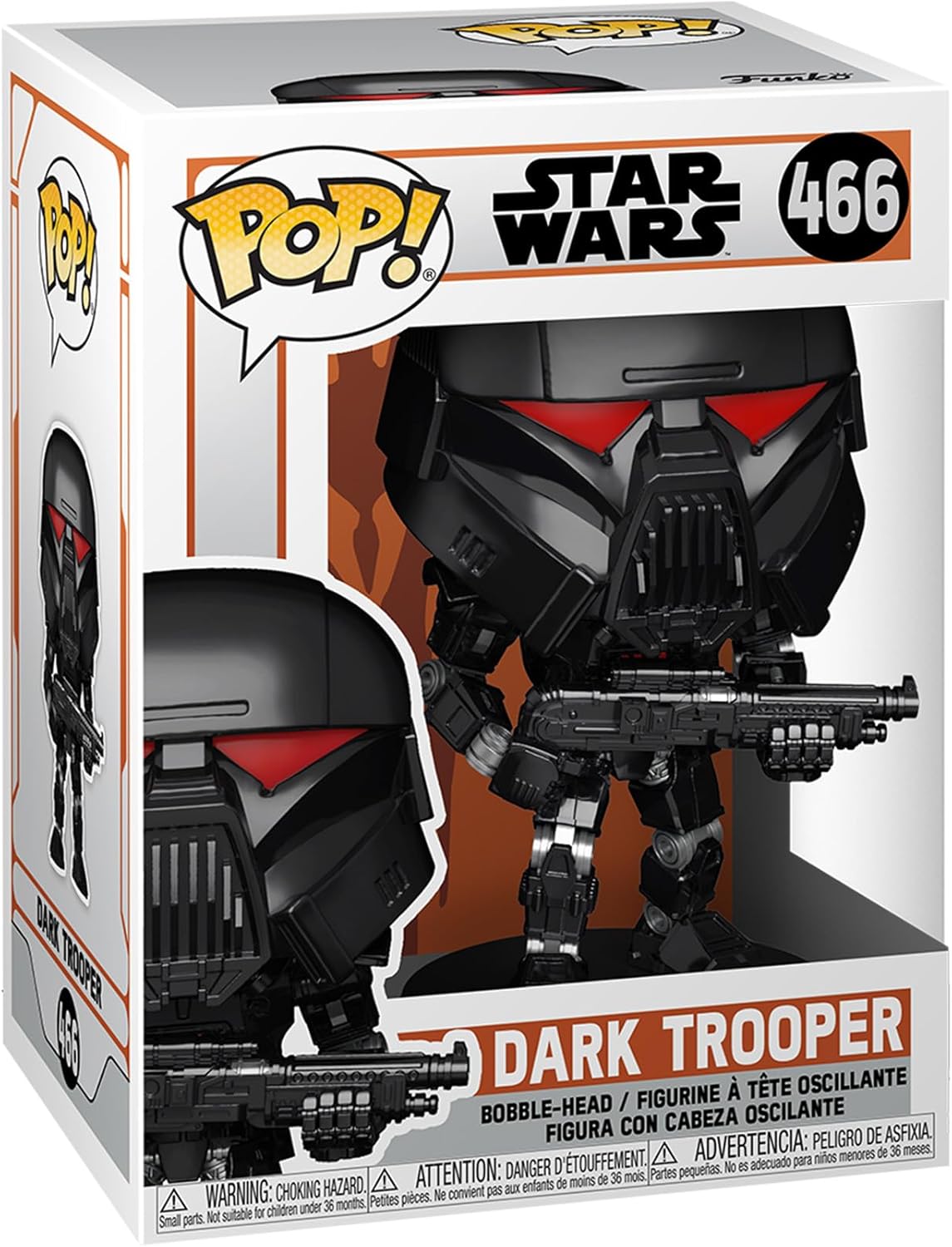 FUNKO POP STAR WARS THE MANDALORIAN - DARK TROOPER 466