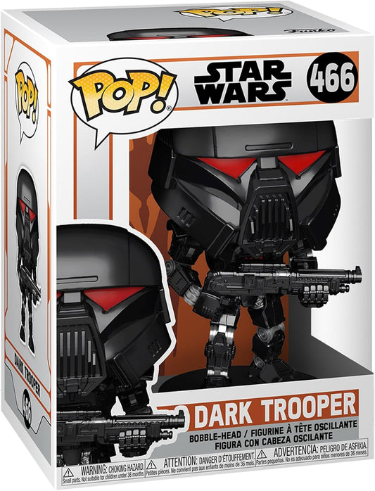 FUNKO POP STAR WARS THE MANDALORIAN - DARK TROOPER 466