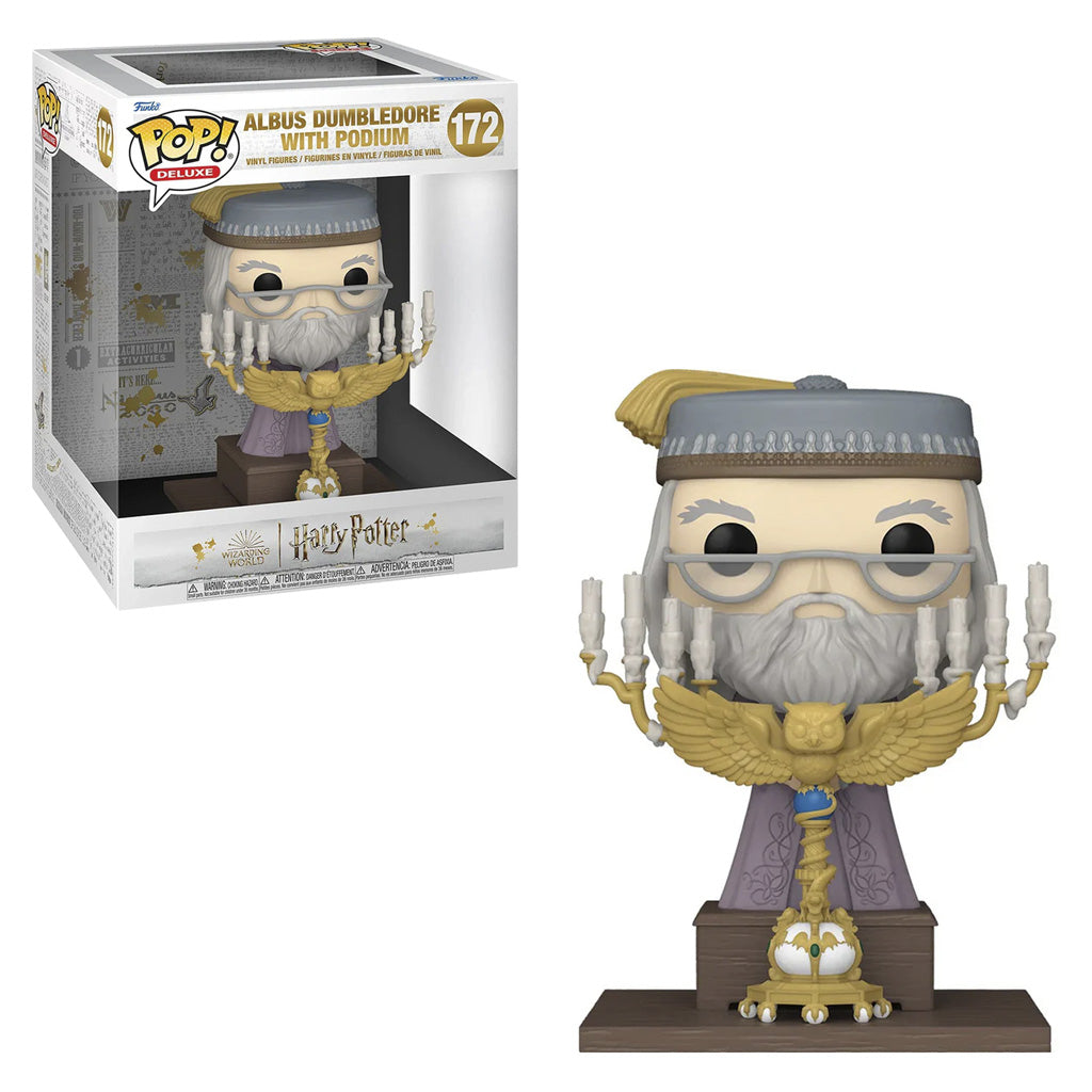 FUNKO POP DELUXE HARRY POTTER - ALBUS DUMBLEDORE WITH PODIUM 172