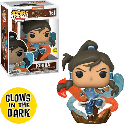 FUNKO POP THE LEGEND OF KORRA KORRA METALLIC GLOW *EX* 761