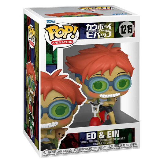 FUNKO POP COWBOY BEBOP EDWARD ON SCOOTER W/EIN 1215