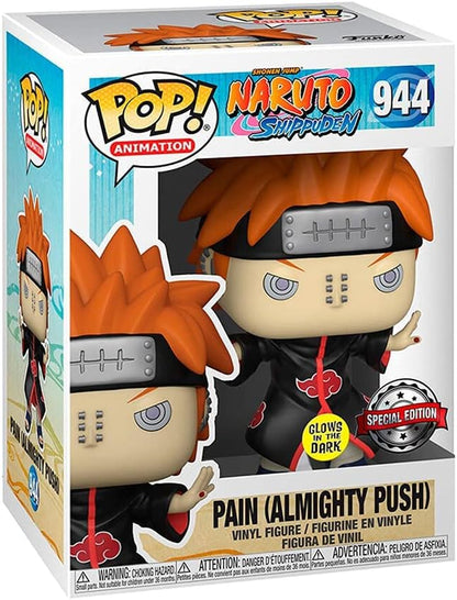 FUNKO POP NARUTO PAIN ALLMIGHTY PUSH GLOW *EX* 944