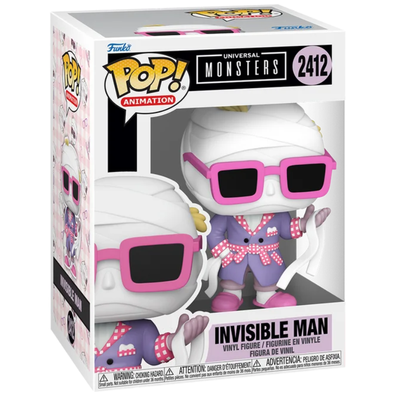 FUNKO POP ANIMATION UNIVERSAL MONSTERS - INVISIBLE MAN 2412