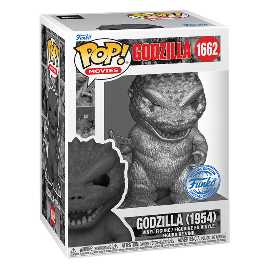 FUNKO POP MOVIES GODZILLA (1954) EXCLUSIVE - GODZILLA 1662 (METALLIC)