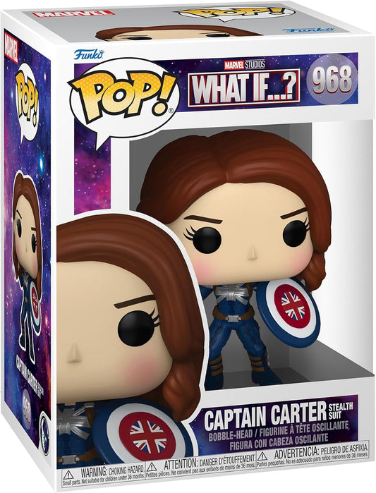 FUNKO POP MARVEL WHAT IF...? - CAPTAIN CARTER (STEALTH SUIT) 968